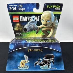 LEGO Dimensions Gollum & Shelob Fun Pack 71218 LOTR Sealed New Retired